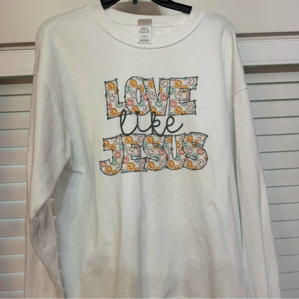 White Graphic Kids Shirt